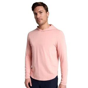 VRST mens essential hoodie, pink bloom